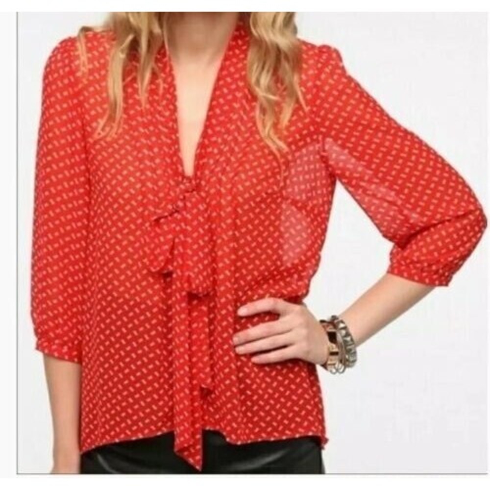 Pins & Needles Red Blouse